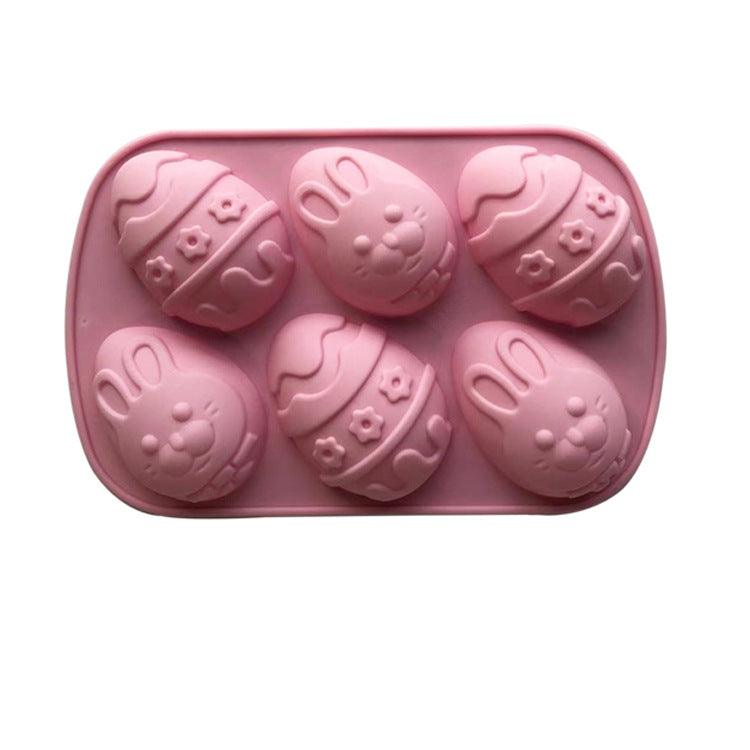 Easter Day Egg Shape Silicone Mold Gummy Animal Fondant Chocolate Candy Mould Cake Baking Decorating Tools Kitchen Bake Tool - Amazitshop