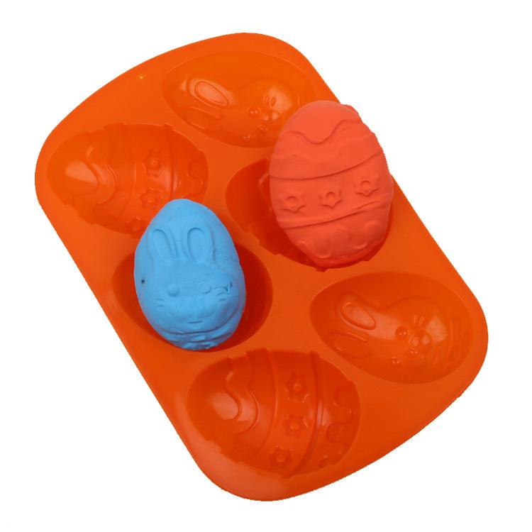 Easter Day Egg Shape Silicone Mold Gummy Animal Fondant Chocolate Candy Mould Cake Baking Decorating Tools Kitchen Bake Tool - Amazitshop