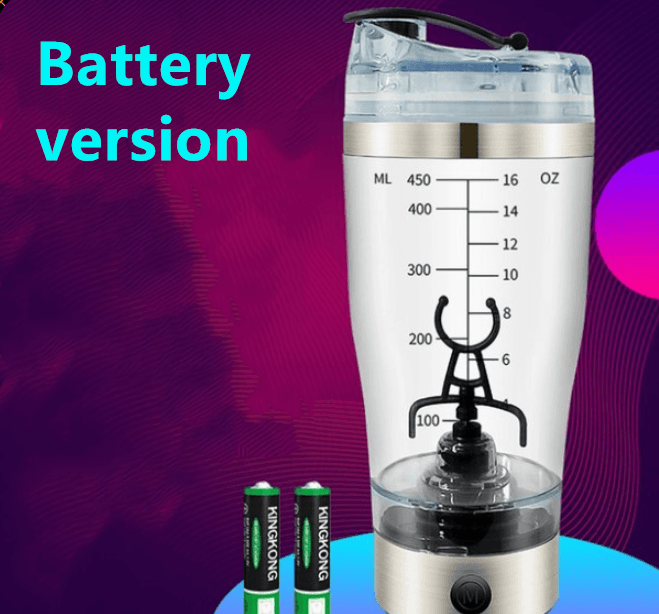 Electric Protein Shake Stirrer USB Shake Bottle Milk Coffee Blender Kettle Sports And Fitness Charging Electric Shaker Cup - Amazitshop