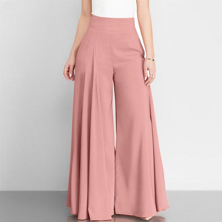 Elegant Women's Wide - leg Pants Thin Casual Pants - Amazitshop