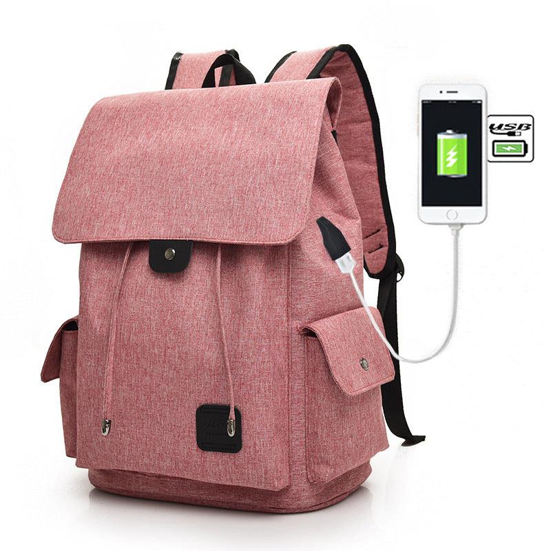 Fashion Backpack USB Charging Laptop Backpack For Women Men Backpack SchoolBag Female Backpacks For Teenage Girls Travel Backpack - Amazitshop