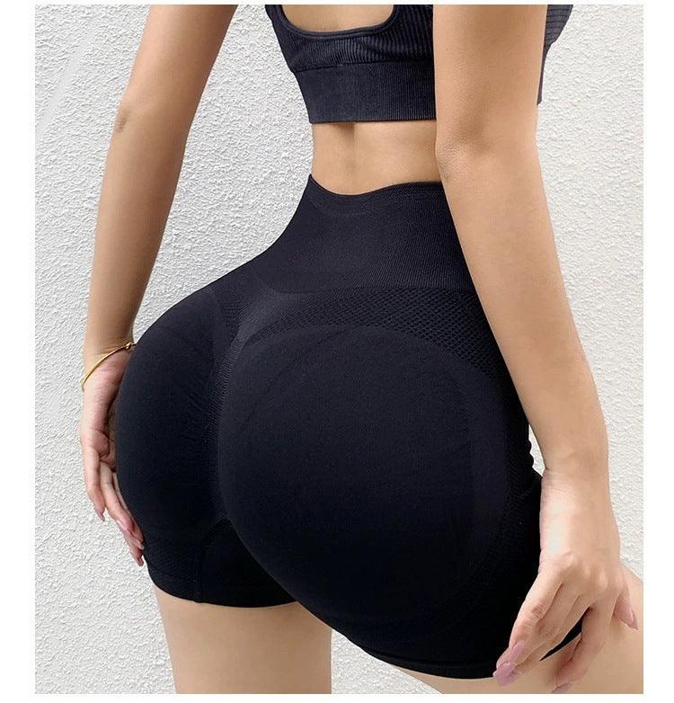 Fitness Yoga Shorts Pants Butt Lifting Seamless Leggings Women Gym - Amazitshop