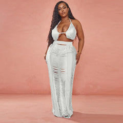Leisure Elastic Women's Suit Office Clothes One Piece Summer - Amazitshop