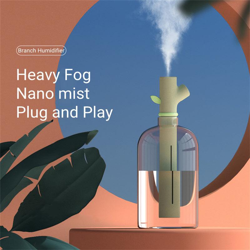 Mini Portable USB Air Humidifier Water Bottle Branch Ultrasonic Cool Mist Maker Fogger Humidificador Diffuser For Home Office - Amazitshop