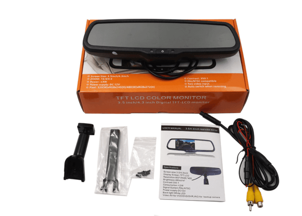 Monitor With 4.3 inch Auto - rimming Rearview Mirror - Amazitshop