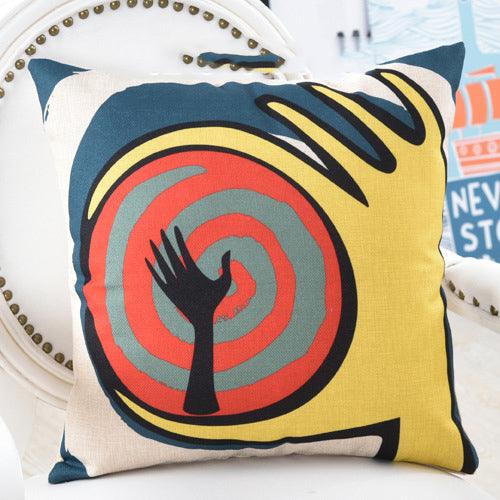 New American abstract pillowcase - Amazitshop