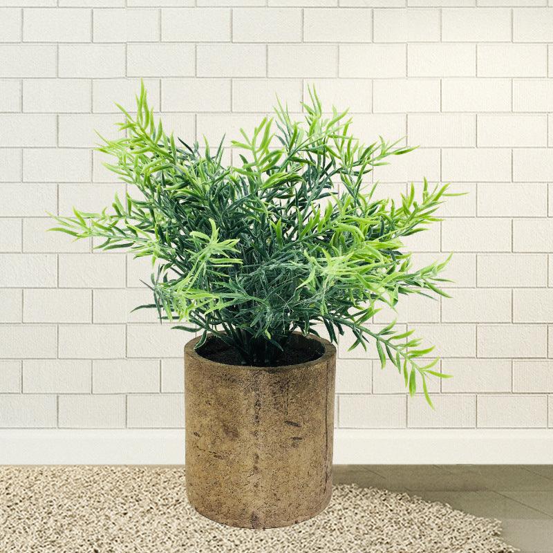 Nice Compatible with Apple, Artificial Plant Eucalyptus Lysimachia Artificial Potted Plant Artificial Flower Potted Artificial Green Plant - Amazitshop