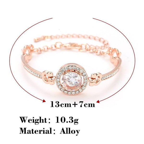 Noble Rhinestone Charm Bracelets - Amazitshop