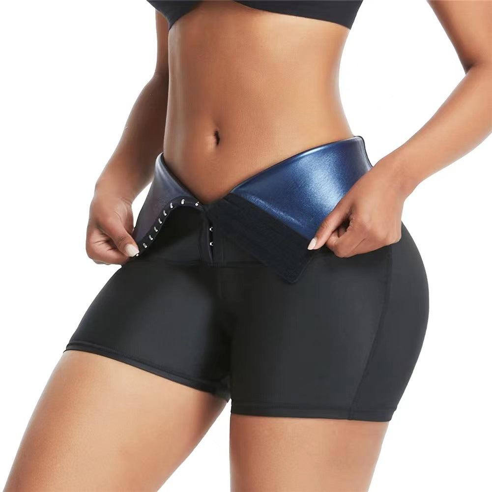Slimming Pants Waist Trainer Shapewear Tummy Hot Thermo Sweat Leggings Fitness Workout Sweat Sauna Pants Body Shaper - Amazitshop