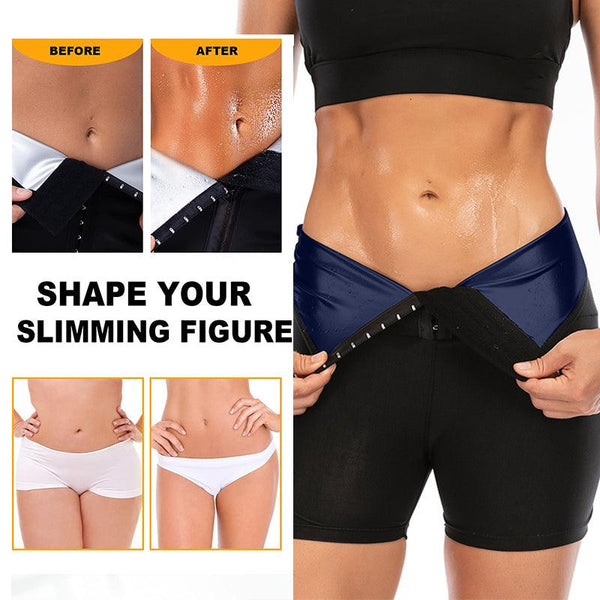 Slimming Pants Waist Trainer Shapewear Tummy Hot Thermo Sweat Leggings Fitness Workout Sweat Sauna Pants Body Shaper - Amazitshop