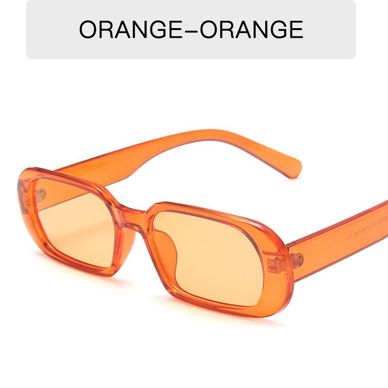 Small Frame Sunglasses Female Candy Color Colorful Fashion Sunglasses - Amazitshop