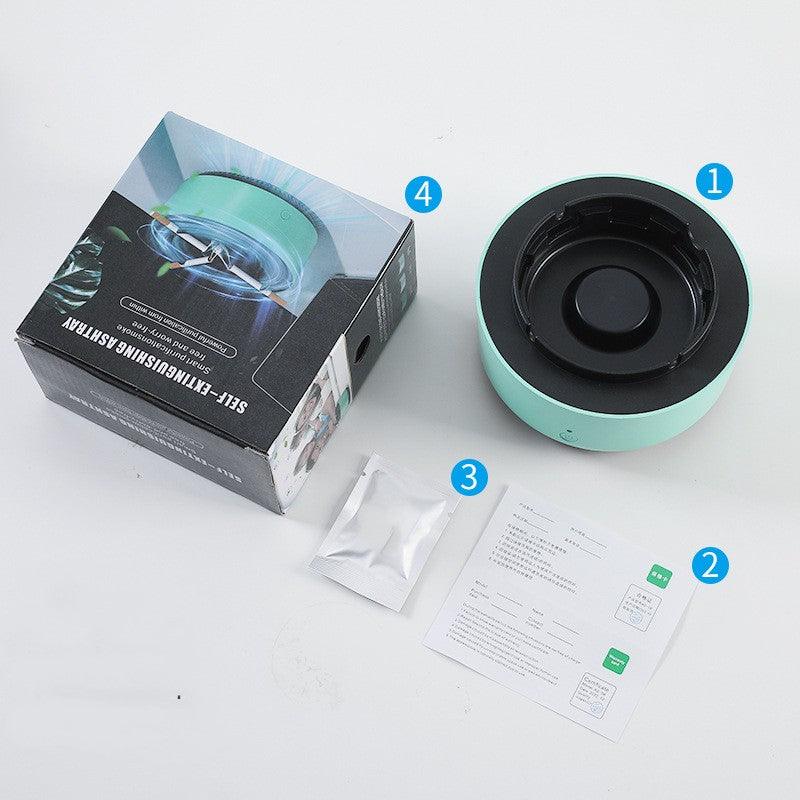Smoke Removal Air Purification Ashtray Anion Purification Practical Automatic Purifier Ashtray Portable Gadgets For Car Ashtray - Amazitshop