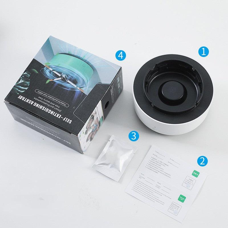 Smoke Removal Air Purification Ashtray Anion Purification Practical Automatic Purifier Ashtray Portable Gadgets For Car Ashtray - Amazitshop