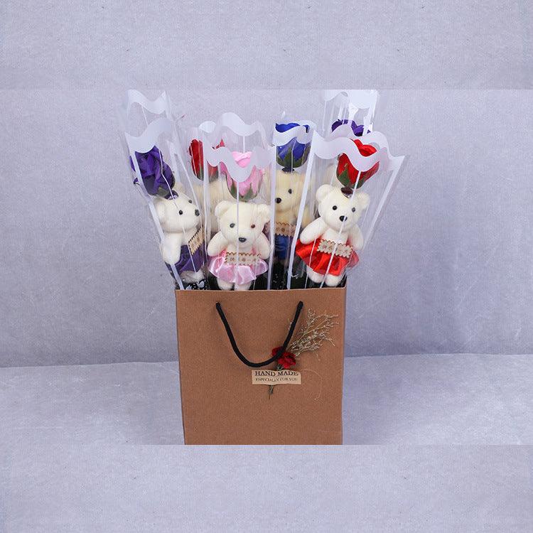 Soap Bear Bear Flower - Amazitshop