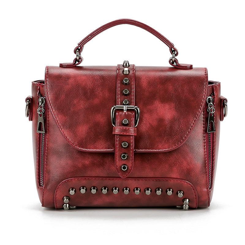 Studded Bag For female Bag Messenger Bag - Amazitshop