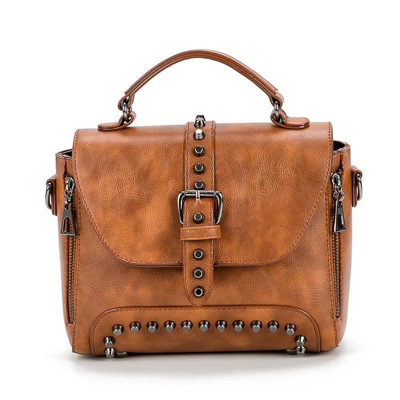 Studded Bag For female Bag Messenger Bag - Amazitshop