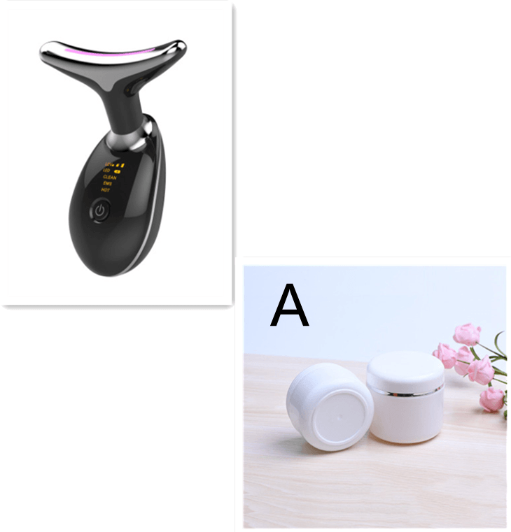 Thermal Neck Lifting And Tighten Massager Electric Microcurrent Wrinkle Remover LED Photon Face Beauty Device For Woman - Amazitshop