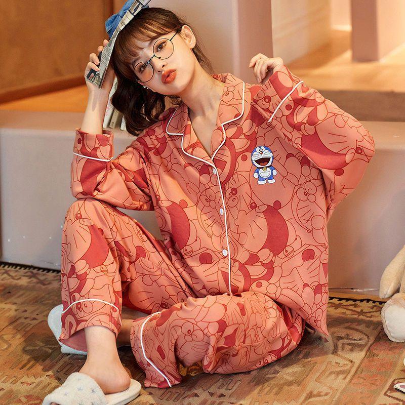 Women Autumn And Winter Cartoon Pajamas - Amazitshop