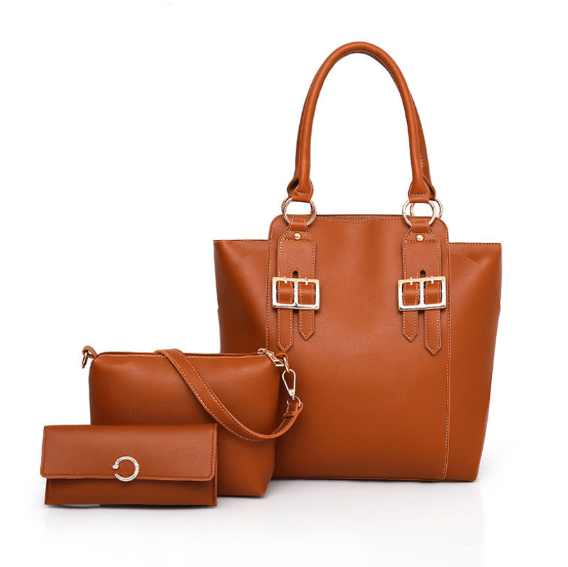 Women Handbag Shoulder Bag Purse Set - Amazitshop