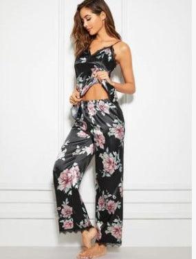 Women Imitation Silk Nightgown Plus Size Home Underwear Nightdress - Amazitshop