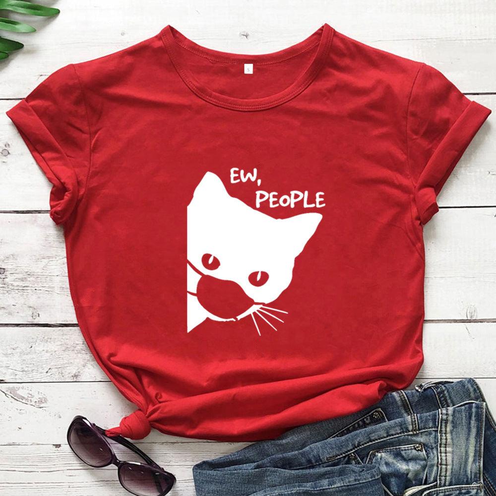 Women Mask print T-shirt - Amazitshop