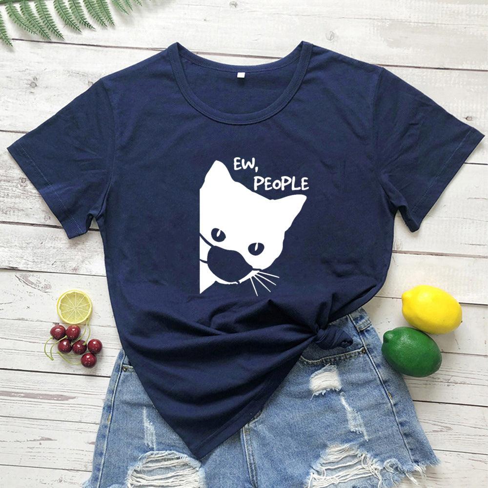 Women Mask print T-shirt - Amazitshop