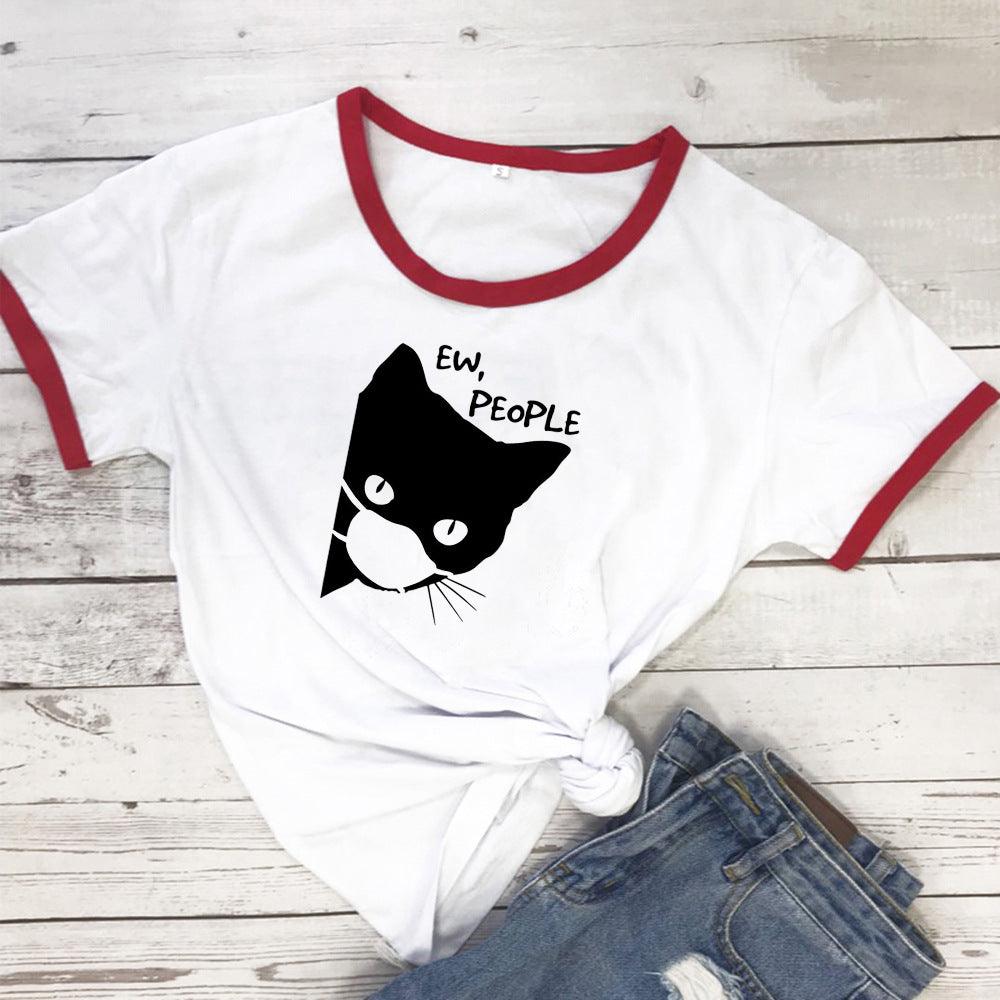 Women Mask print T-shirt - Amazitshop