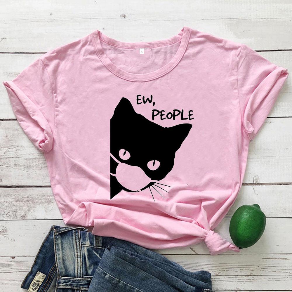 Women Mask print T-shirt - Amazitshop