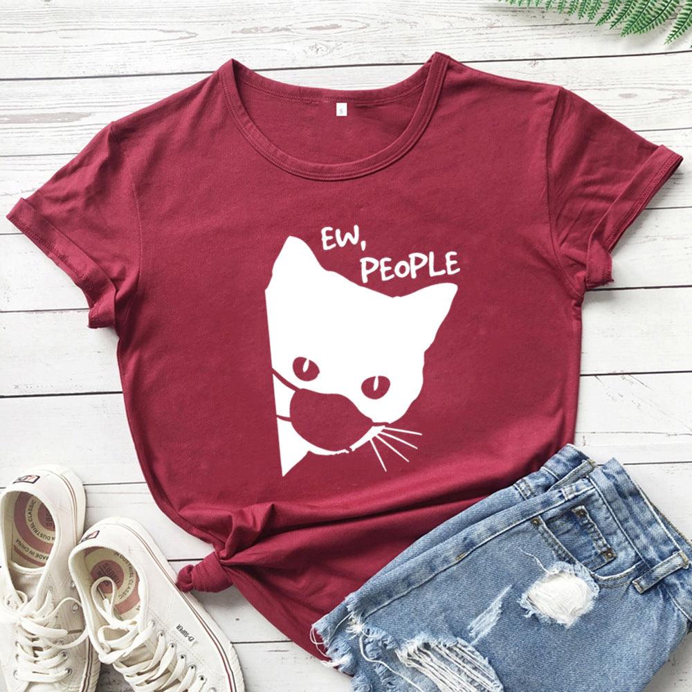 Women Mask print T-shirt - Amazitshop