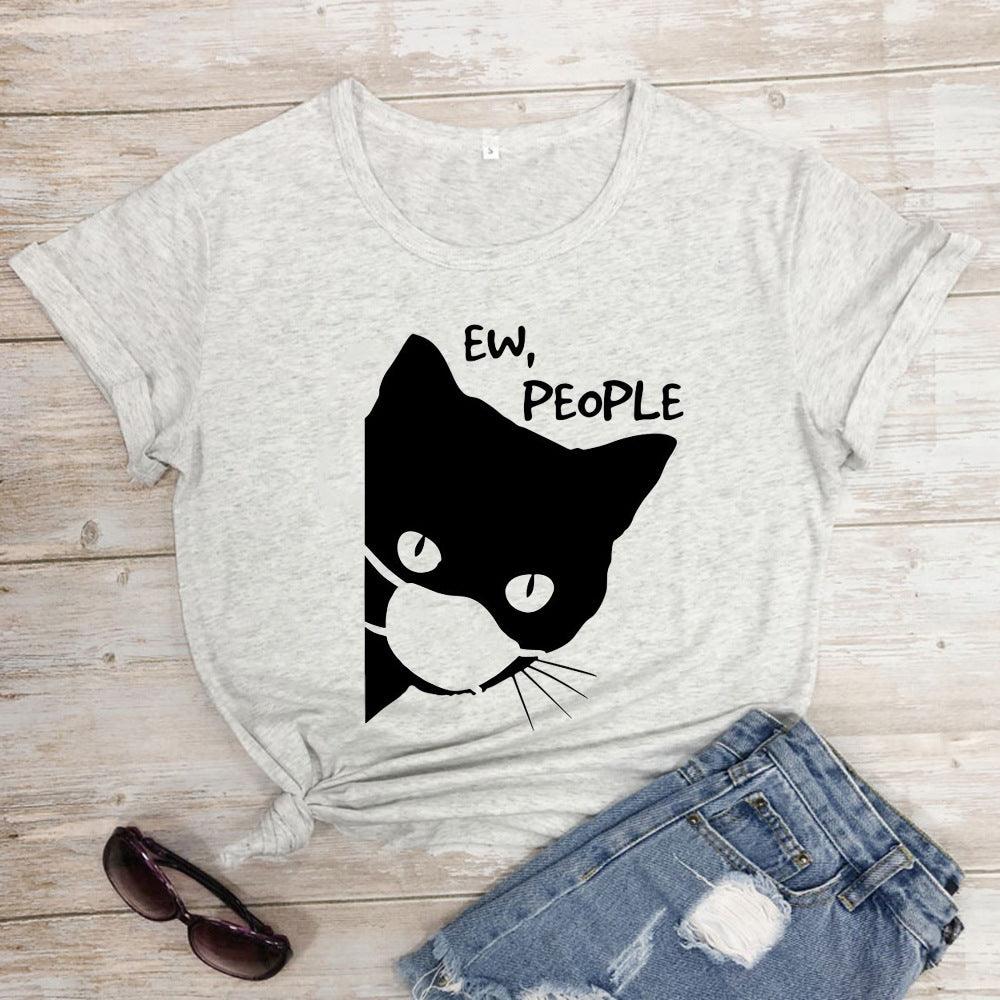 Women Mask print T-shirt - Amazitshop