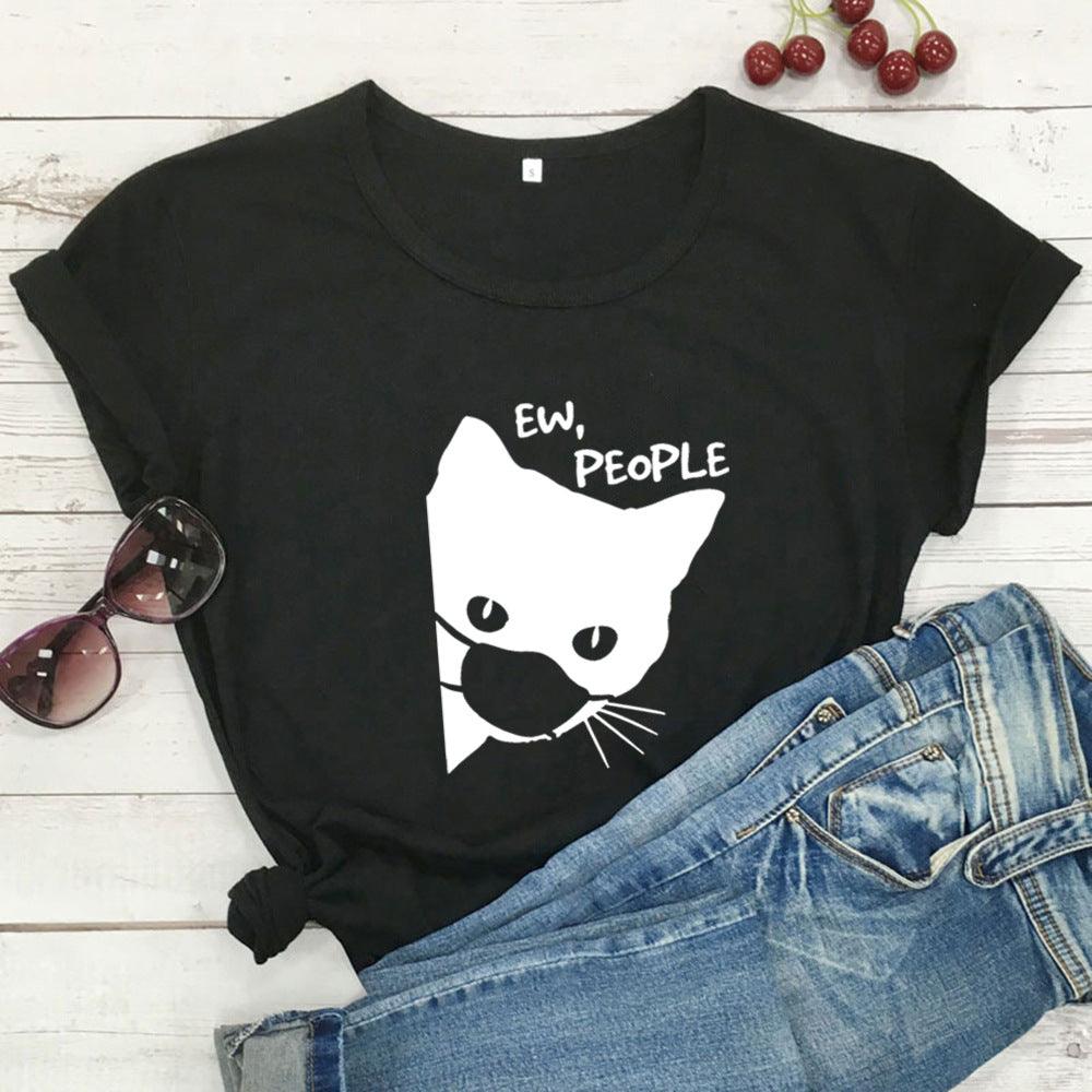 Women Mask print T-shirt - Amazitshop