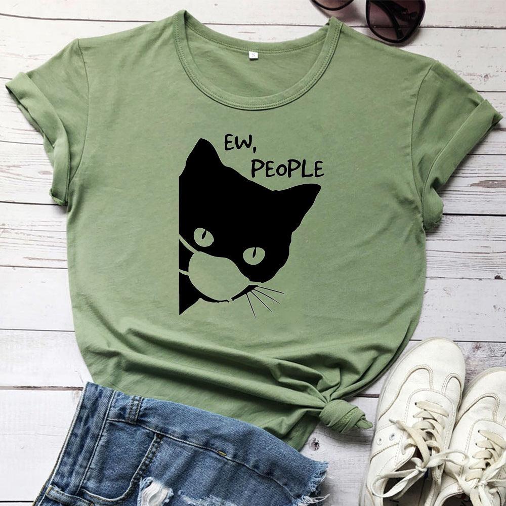 Women Mask print T-shirt - Amazitshop