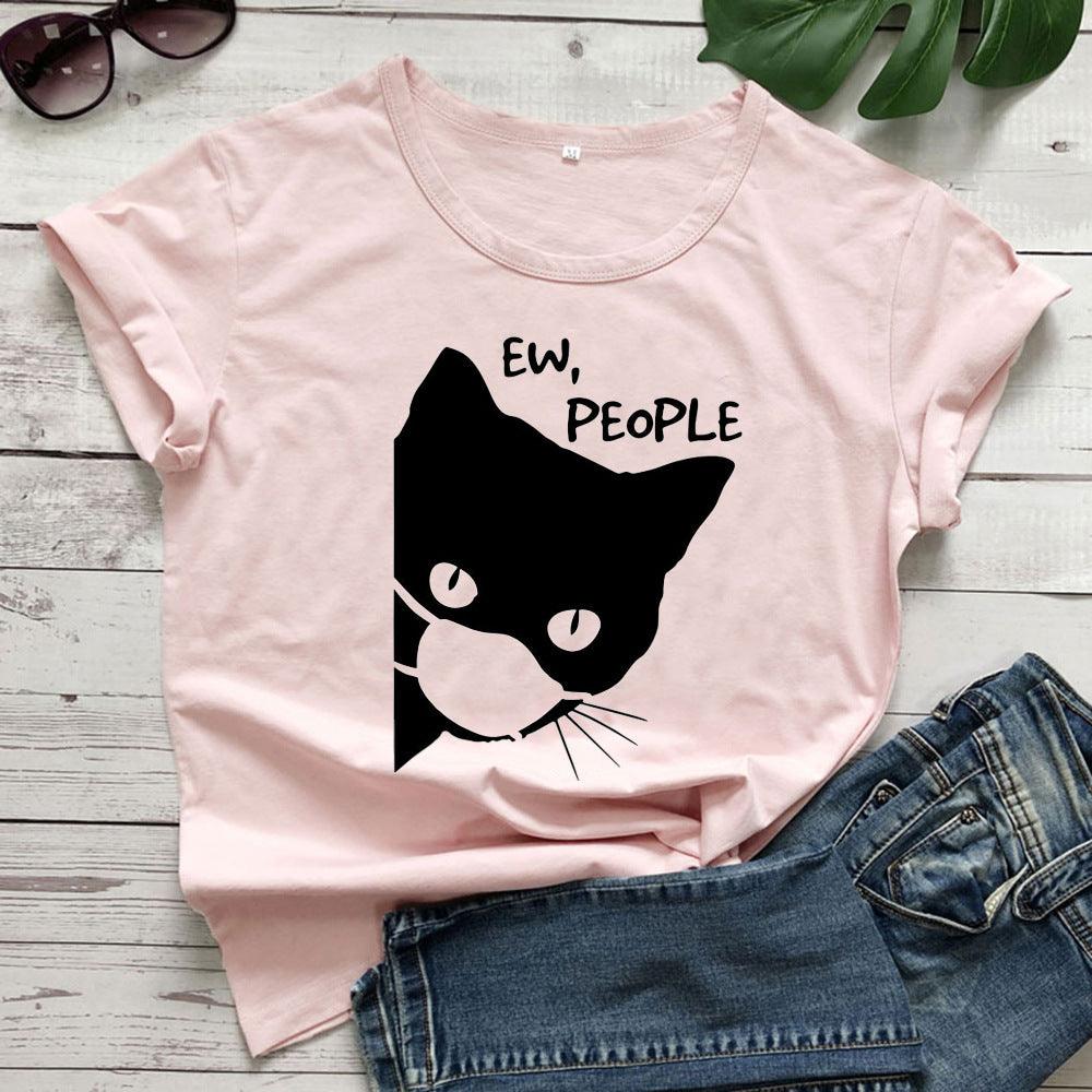 Women Mask print T-shirt - Amazitshop