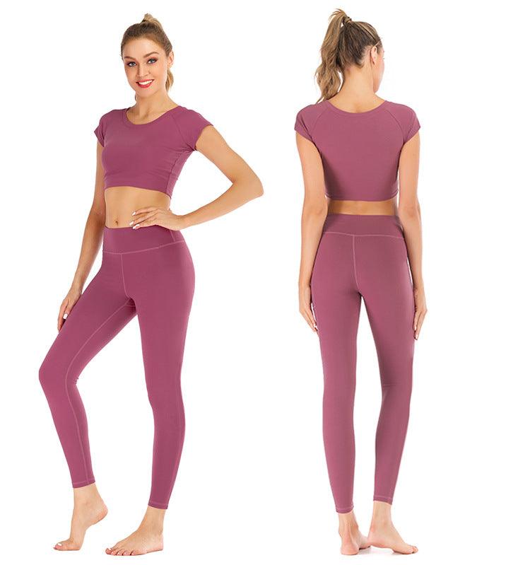 Women Nylon yoga suit stretchable - Amazitshop