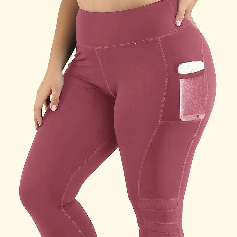 Women Yoga Leggings Plus size pants cropped - Amazitshop