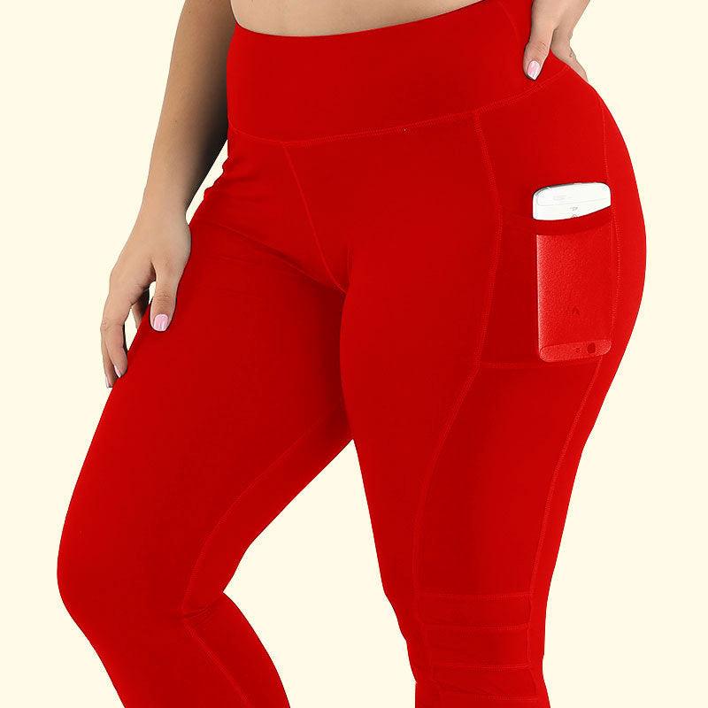 Women Yoga Leggings Plus size pants cropped - Amazitshop