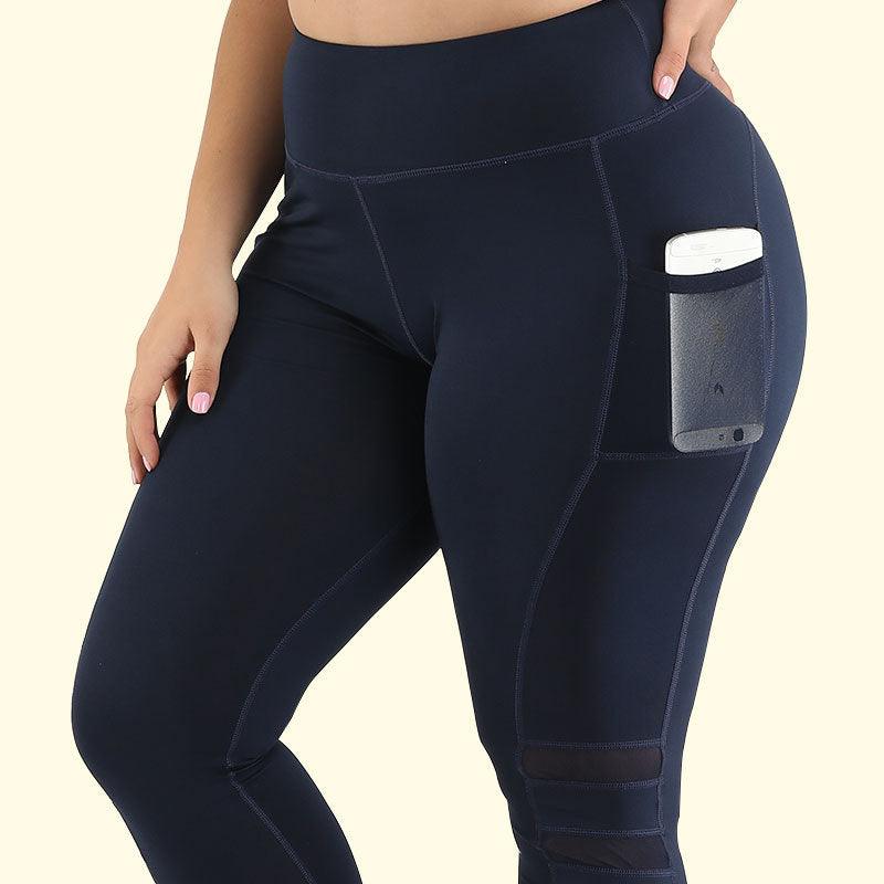Women Yoga Leggings Plus size pants cropped - Amazitshop