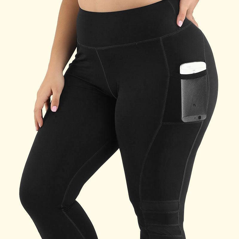 Women Yoga Leggings Plus size pants cropped - Amazitshop