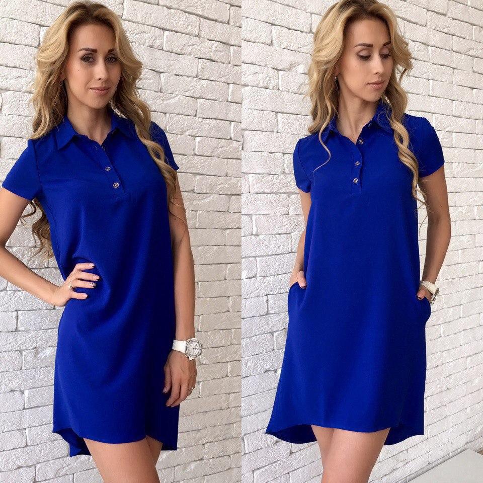 Women's casual short sleeve dress - Amazitshop