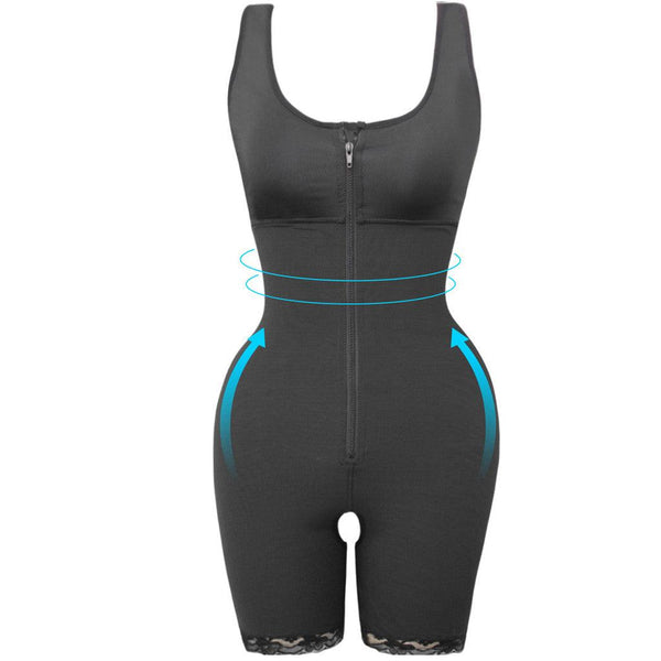 Women's Zipper Slimming Bodysuit Shapewear - Amazitshop