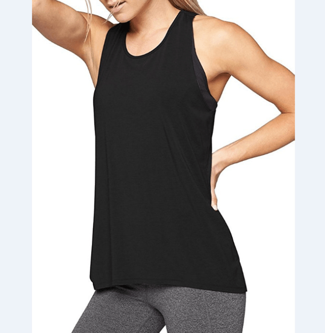 Yoga Shirt Active - Tank - Top Sports - Vest Racerback Gym Fitness Workout Women's Sleeveless - Amazitshop