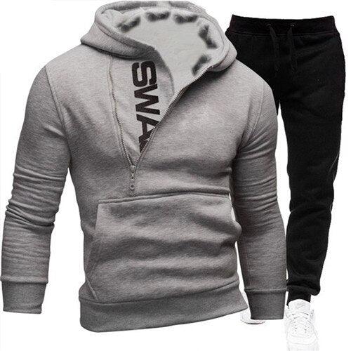Zipper Hoodies Casual Tracksuit - Amazitshop